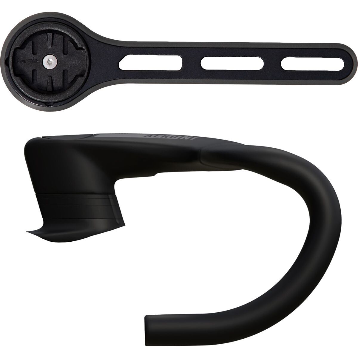 Image of Forza G1 Integrated Gravel Cockpit Black, 100mm/38cm