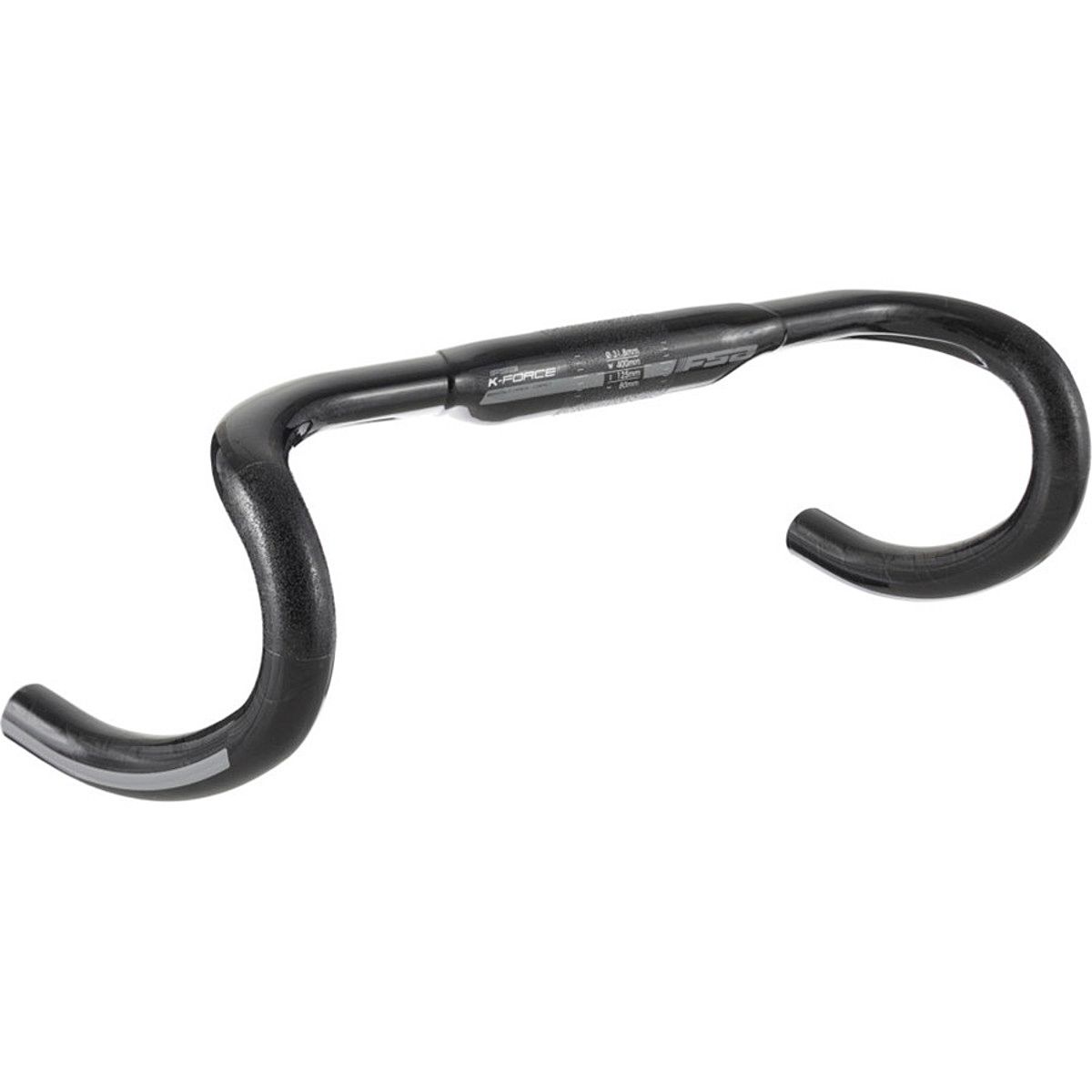Image of FSA K-Force Compact Handlebar Carbon/Grey, 31.8x42cm