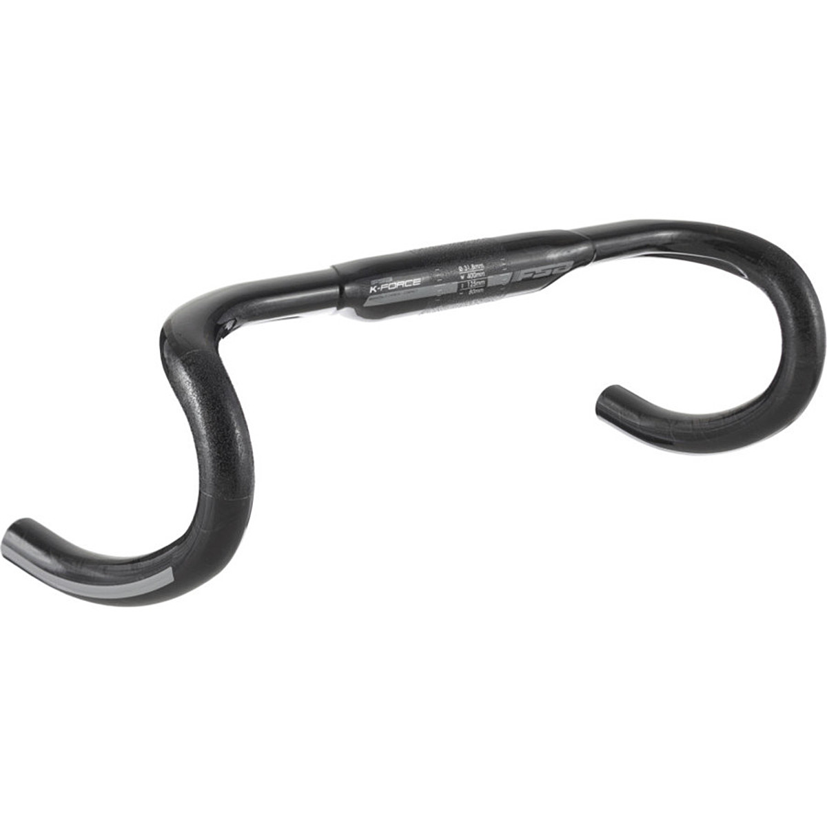 FSA FSA K-Force Compact Handlebar Carbon/Grey, 31.8x40cm