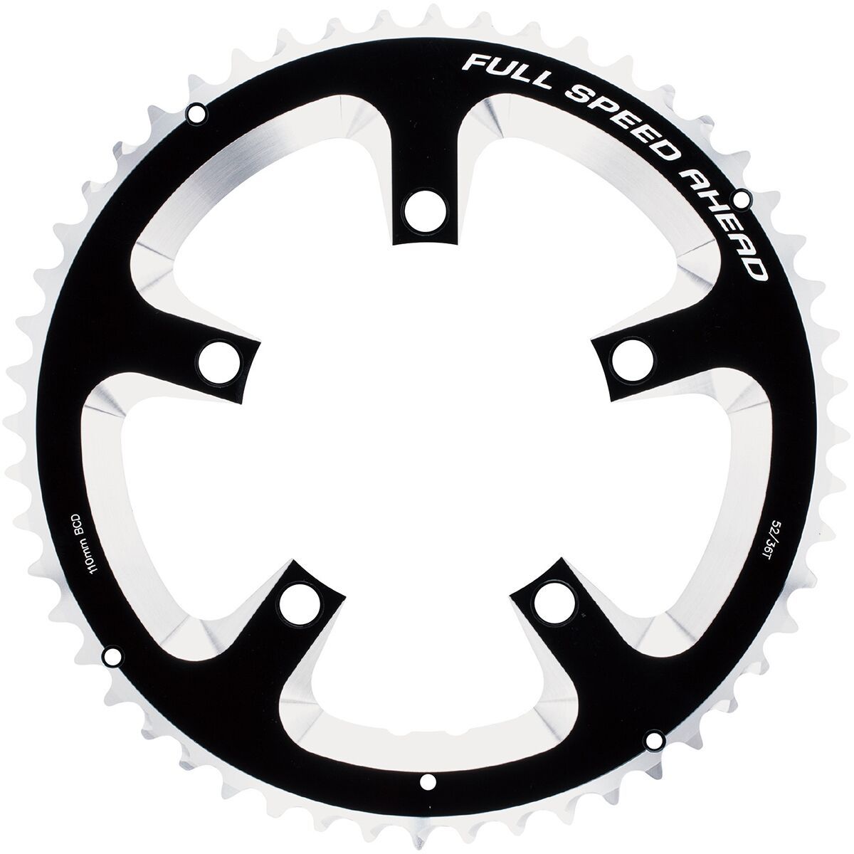 Image of FSA Super Road Chainring Black, 110x52t