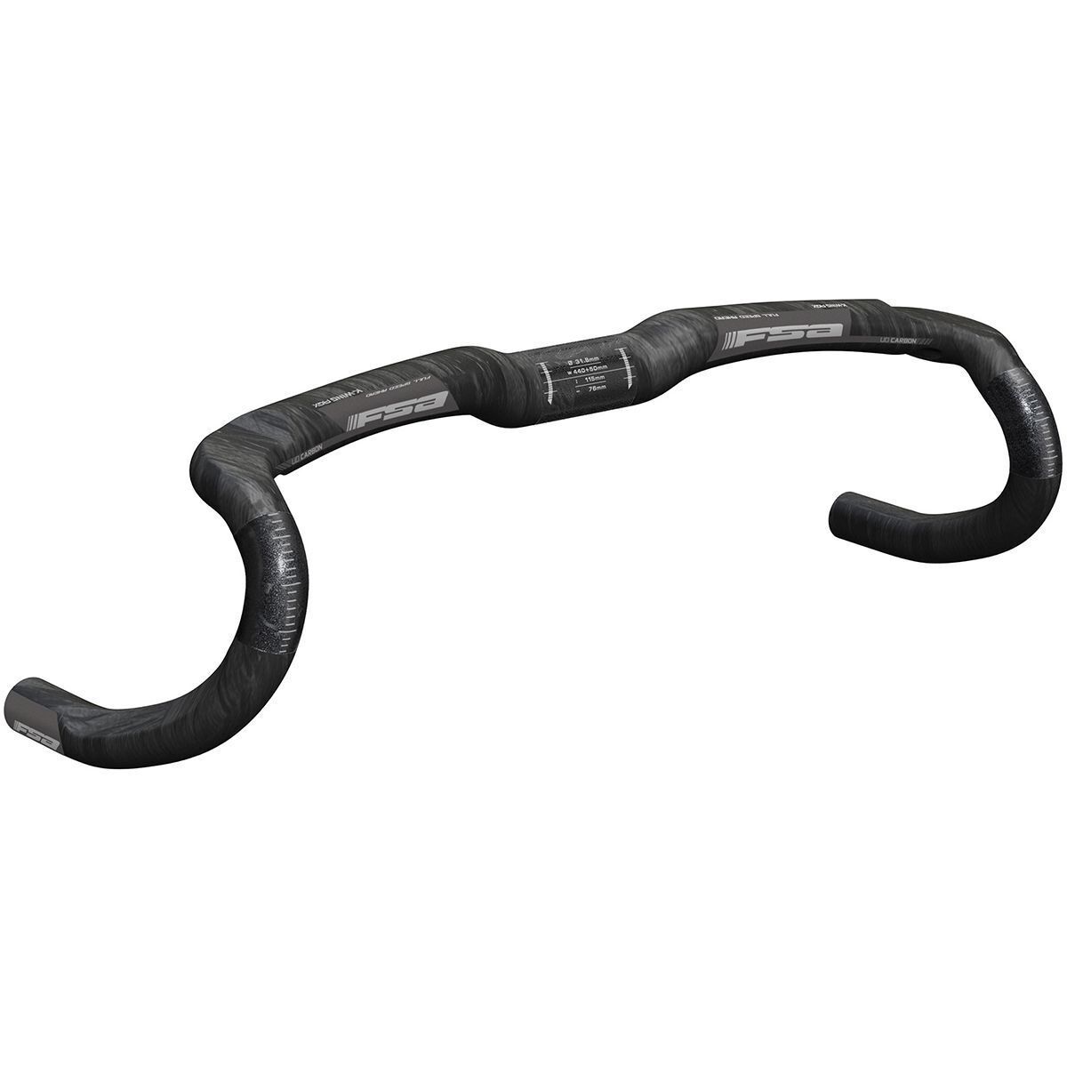 Image of FSA K-Wing AGX Handlebar Carbon, 44cm
