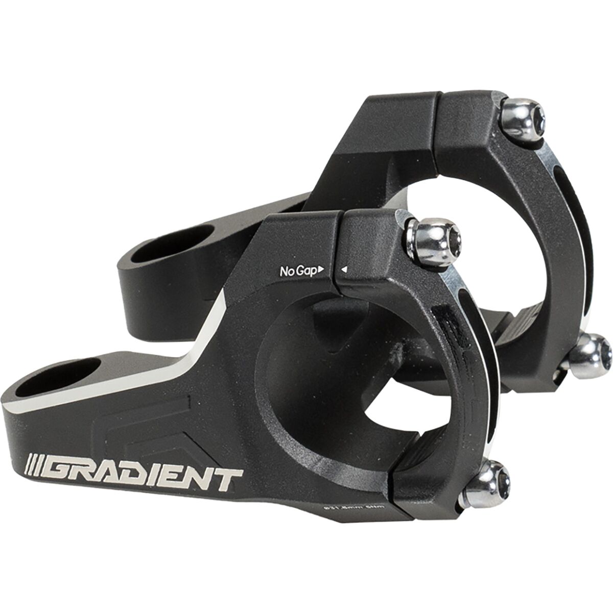 FSA FSA Gradient DC 31.8mm Stem Black, 31.8x45mm, 15-Deg