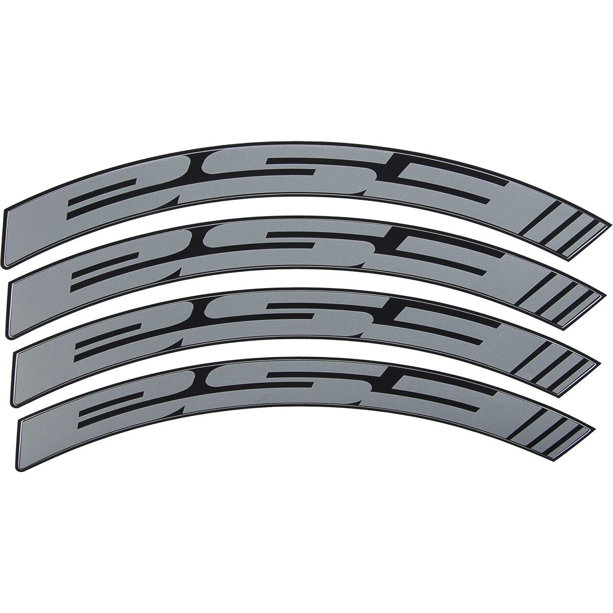 FSA Gradient 29in Team Decal Kit Silver Logo, One Size