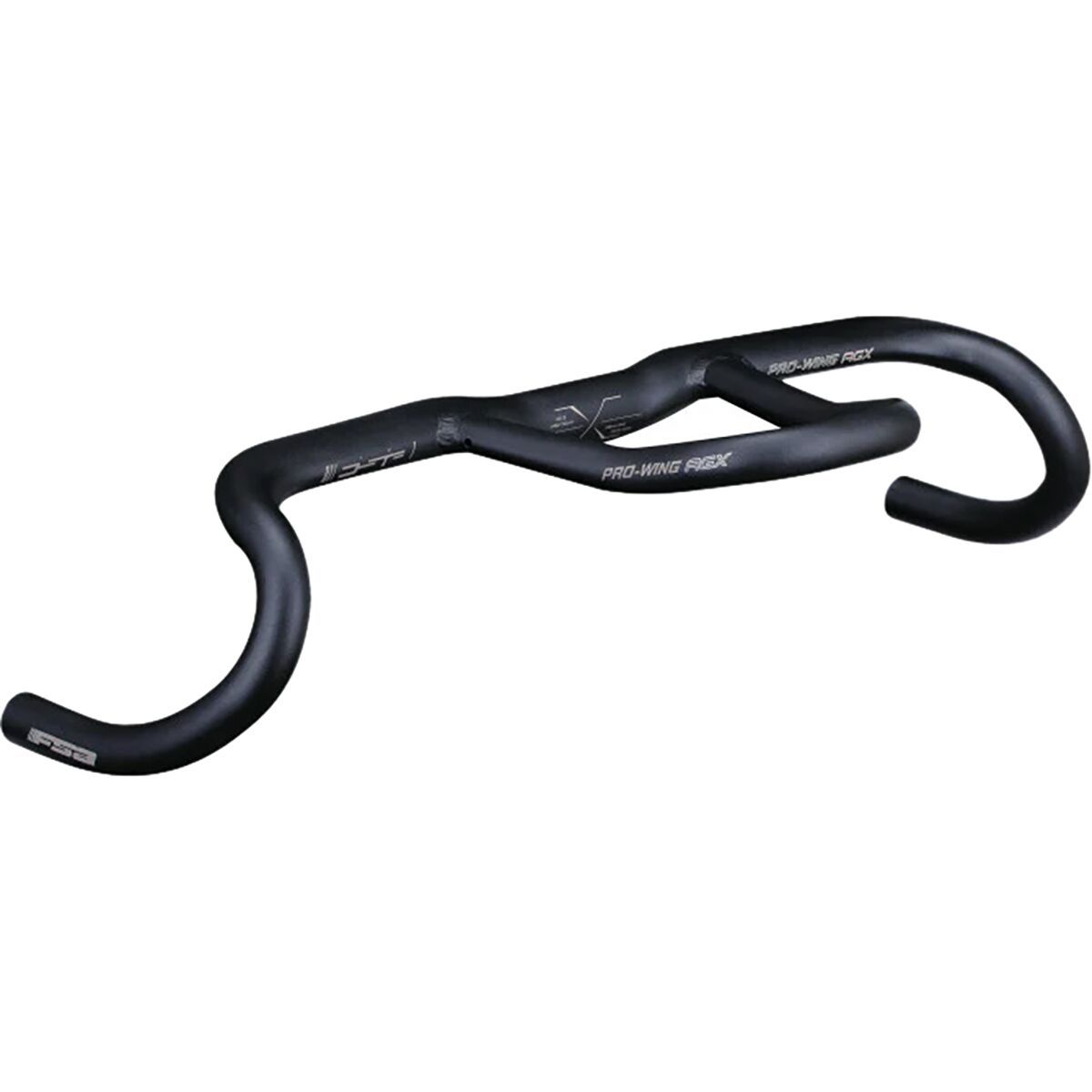 Image of FSA Pro-Wing AGX Loop Alloy Handlebar Black, 31.8x44mm