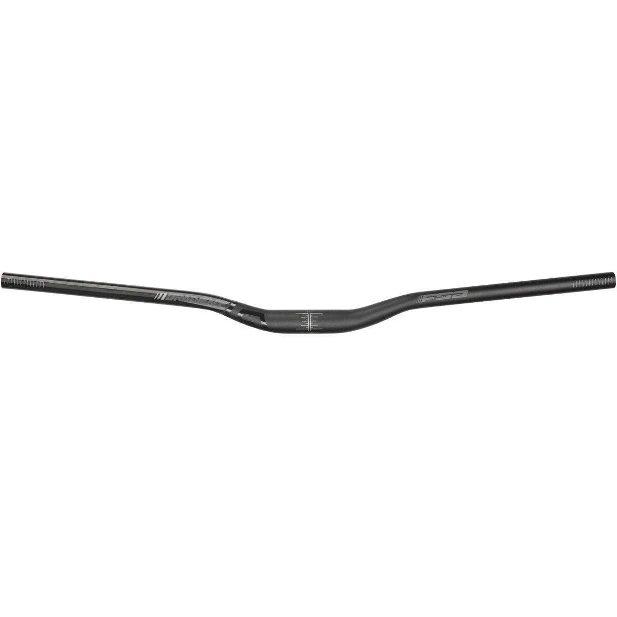 Image of FSA Gradient Alloy Riser Handlebar Black, 31.8x800mm, 25 Rise