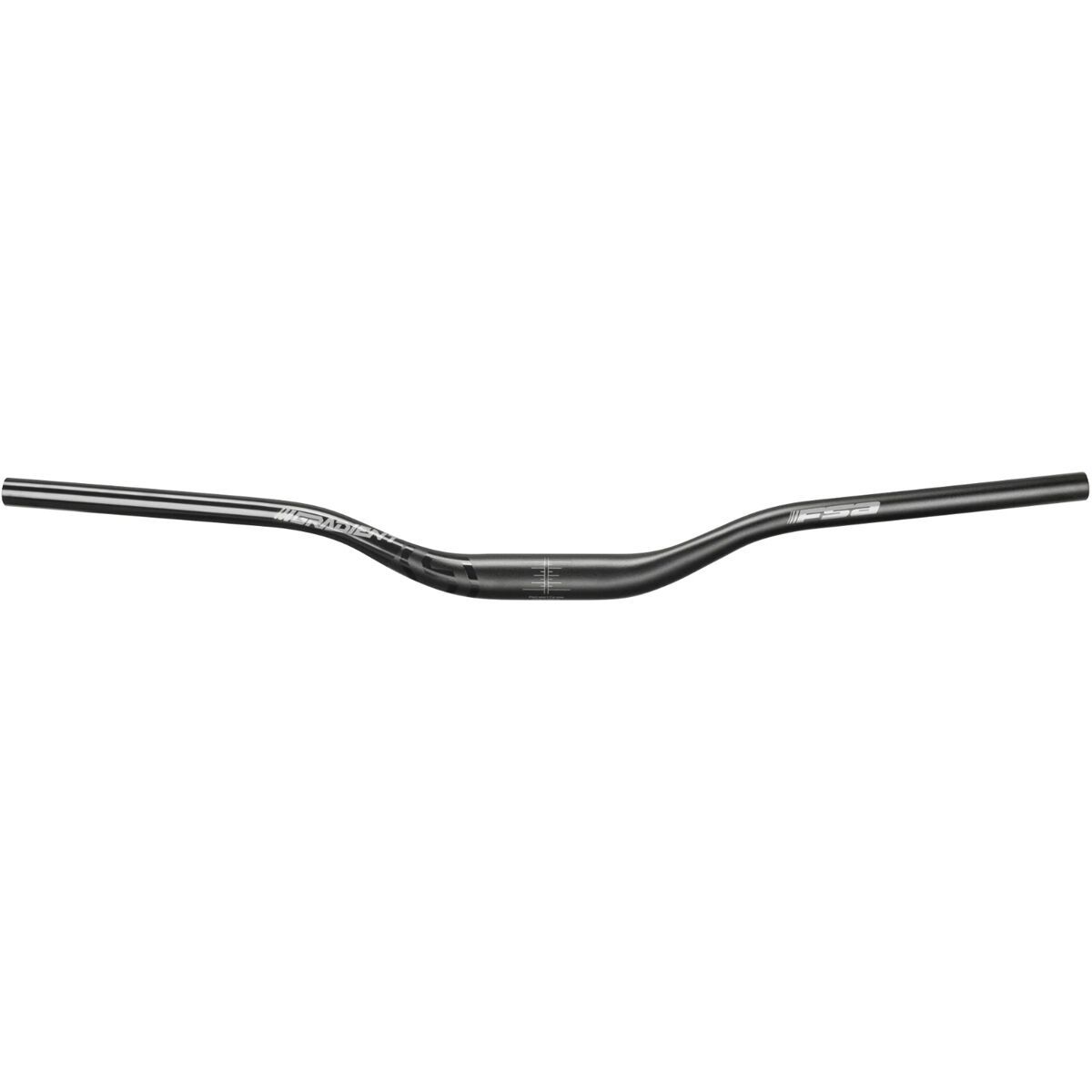 Image of FSA Gradient Alloy Riser Handlebar Polished Ano Black, 35x800mm, 40mm rise