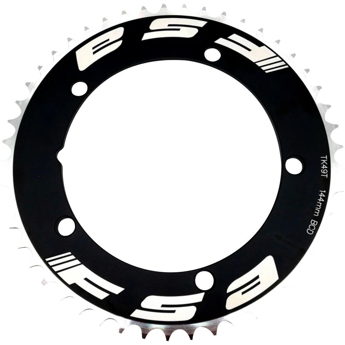 FSA Pro 51T Track Chainring Black, 144mm,1/2 X 1/8-in