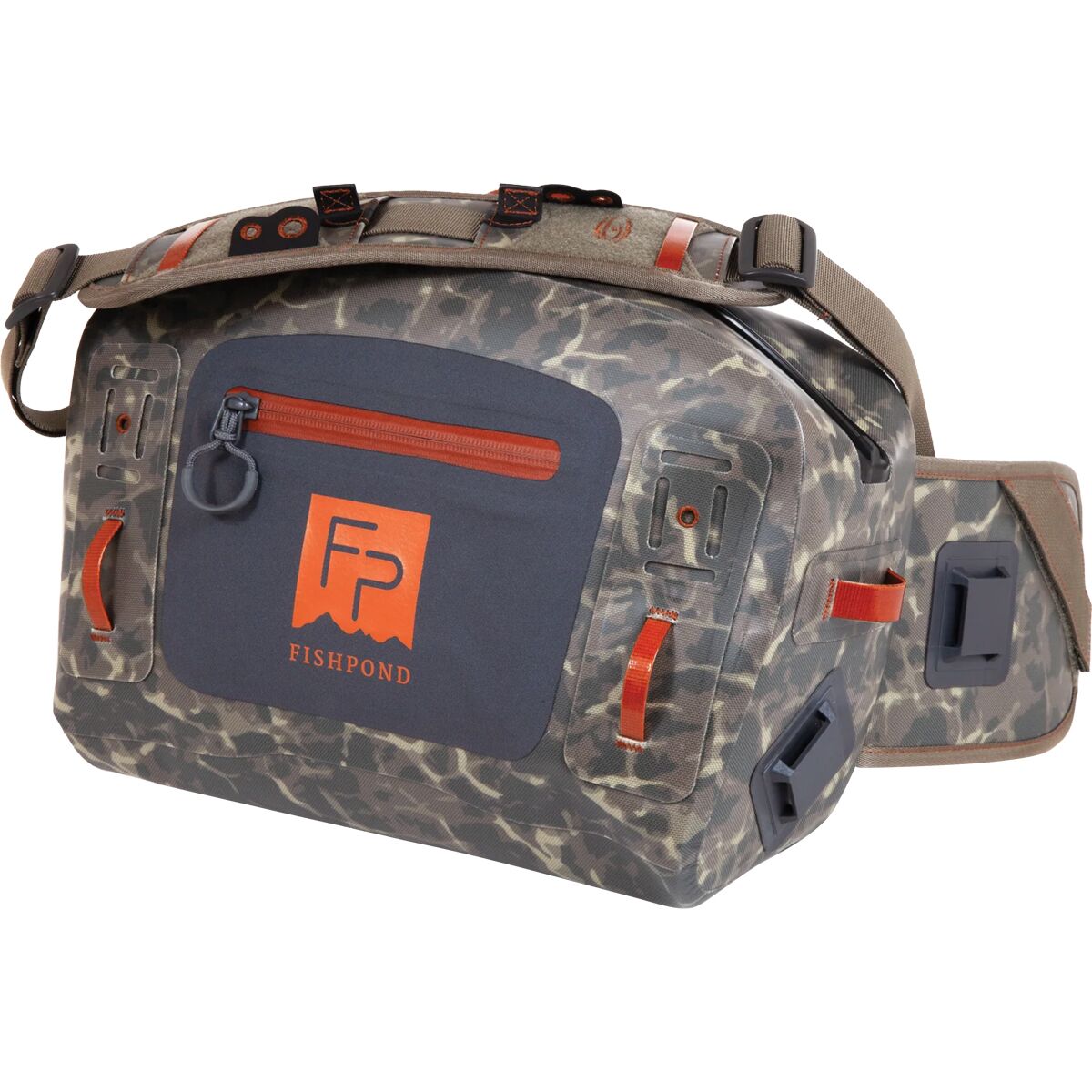 Image of Fishpond Thunderhead Submersible 10L Lumbar Pack Eco Shadowcast Camo, One Size