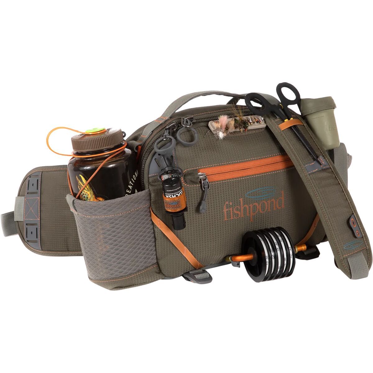 Image of Fishpond Elkhorn Lumbar Pack Pebble, One Size