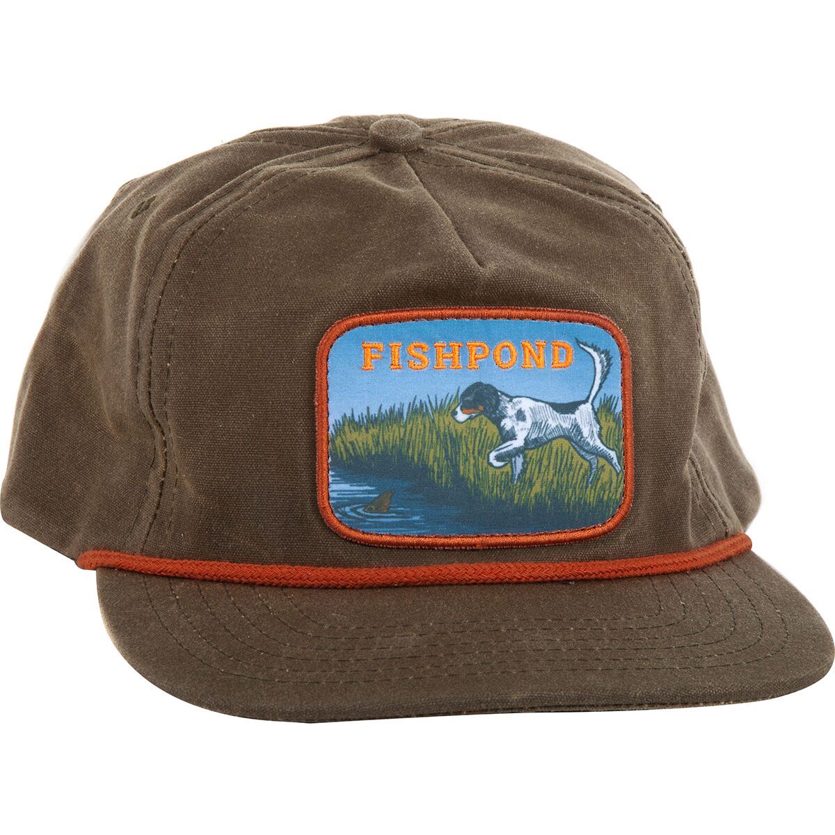 Image of Fishpond On Point Trucker Hat Peat Moss, One Size