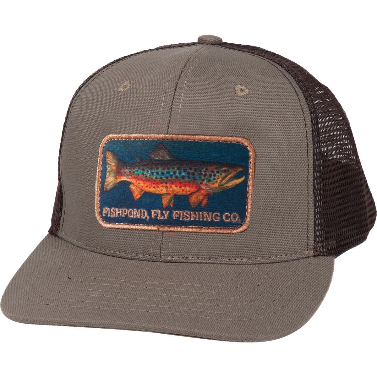 Image of Fishpond Local Hat Sandstone/Brown, One Size