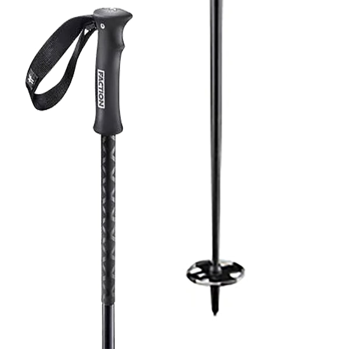 Image of Faction Skis Faction Ski Poles Black, 115cm