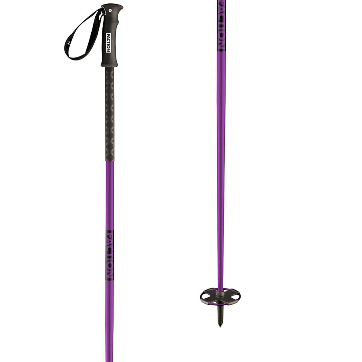 Image of Faction Skis Faction Ski Poles Purple, 120cm