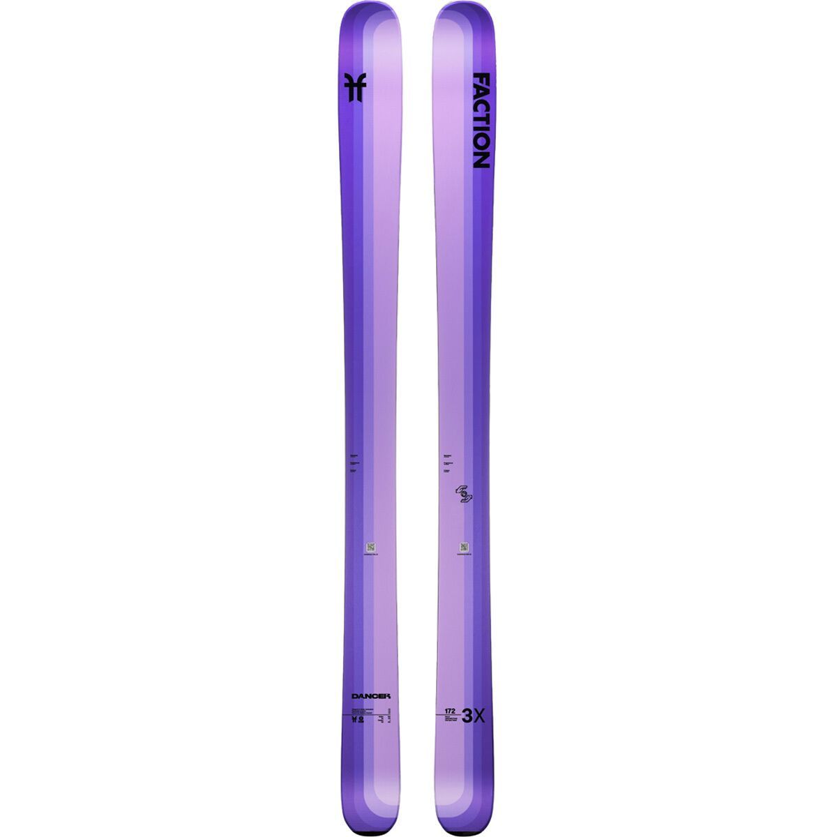 Faction Skis Dancer 3X Ski - 2024 - Women's Purple, 172cm