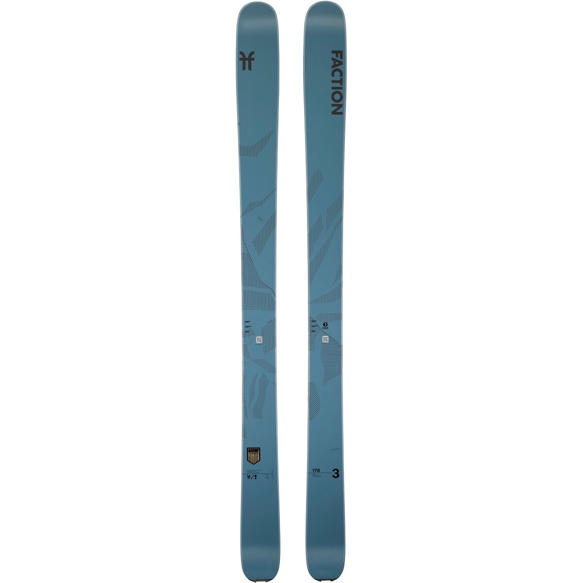 Image of Faction Skis Agent 3 Ski - 2025 One Color, 183cm