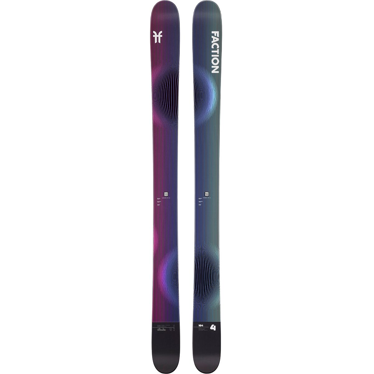 Faction Skis Faction Skis Studio 4 Ski - 2025 Black, 176cm