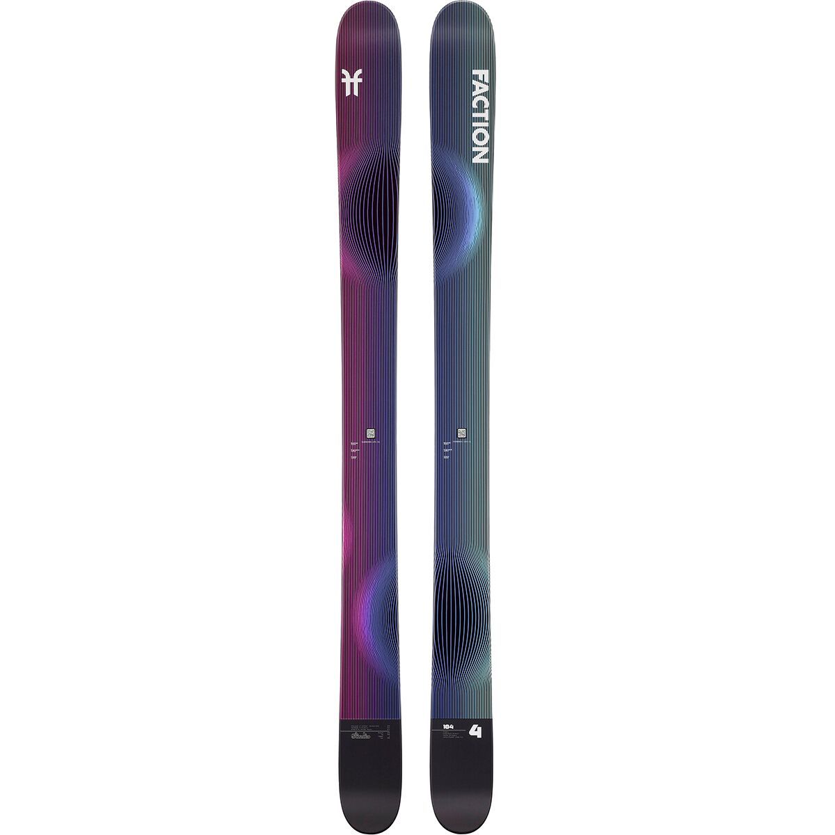 Image of Faction Skis Studio 4 Ski - 2025 Black, 176cm