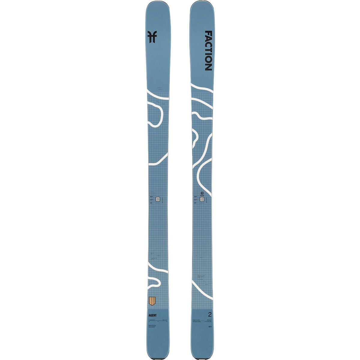 Image of Faction Skis Agent 2 Ski - 2026 Blue, 182cm
