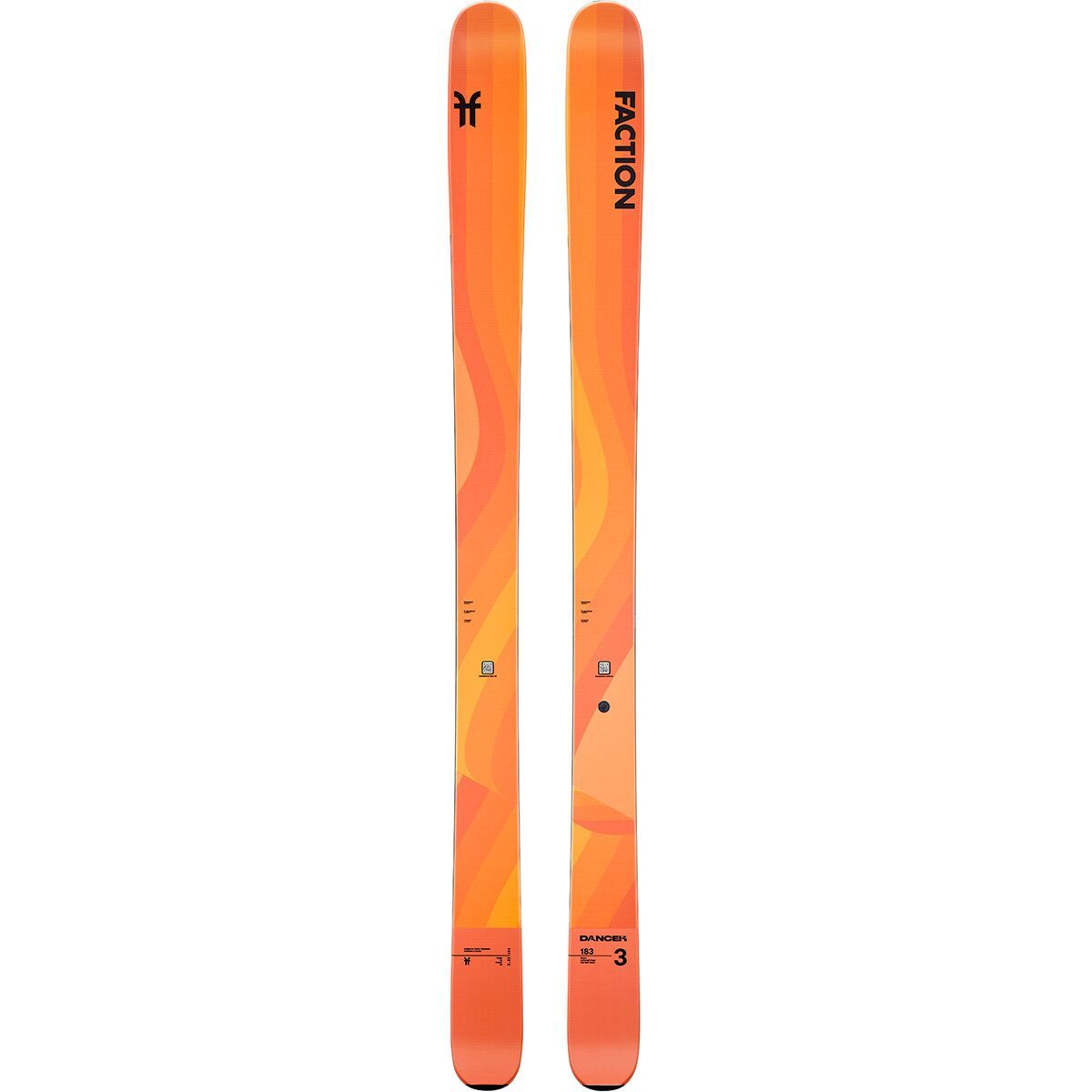 Image of Faction Skis Dancer 3 Ski - 2026 Orange, 172cm