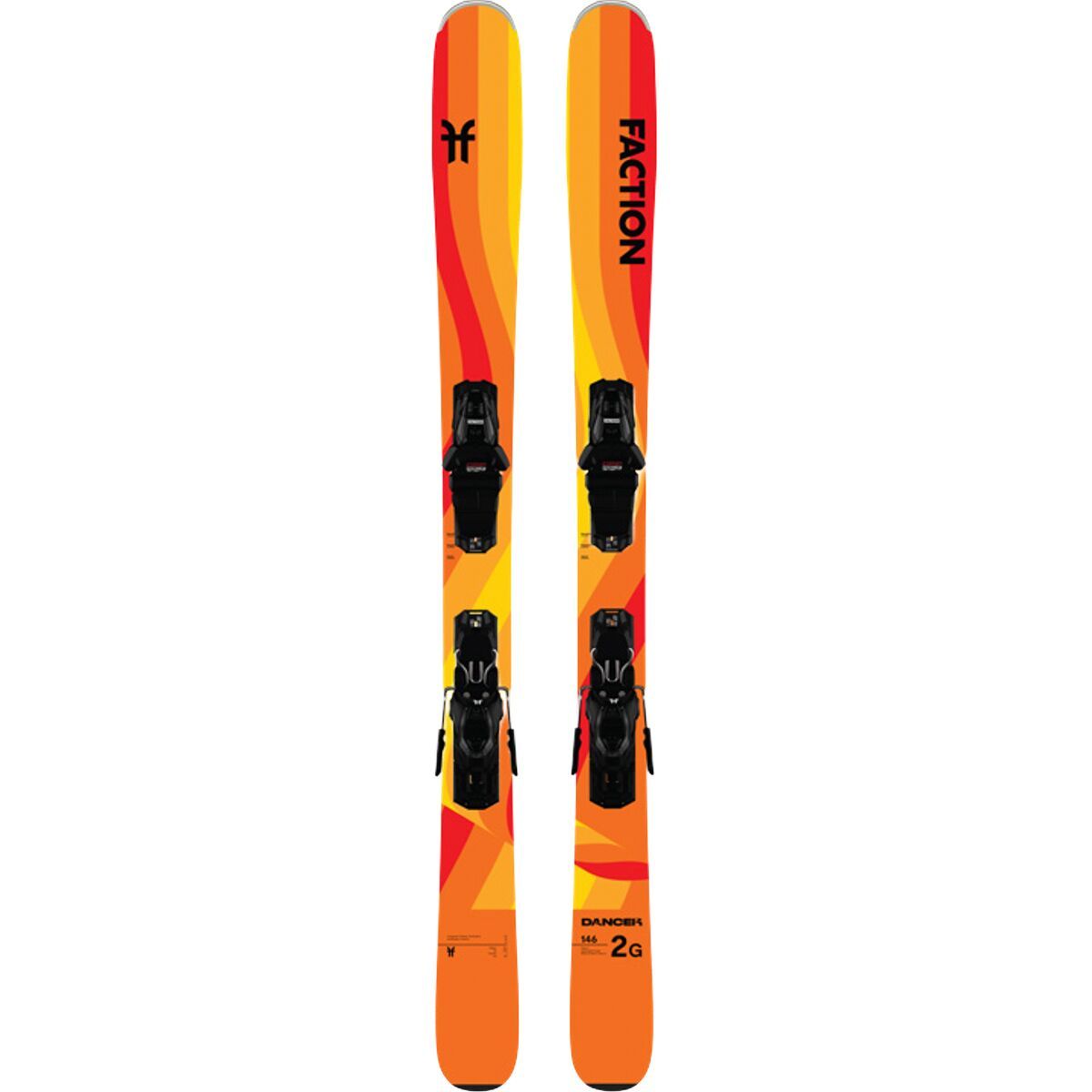 Image of Faction Skis Dancer Grom Ski + L6 GW - 2026 Red, 137cm
