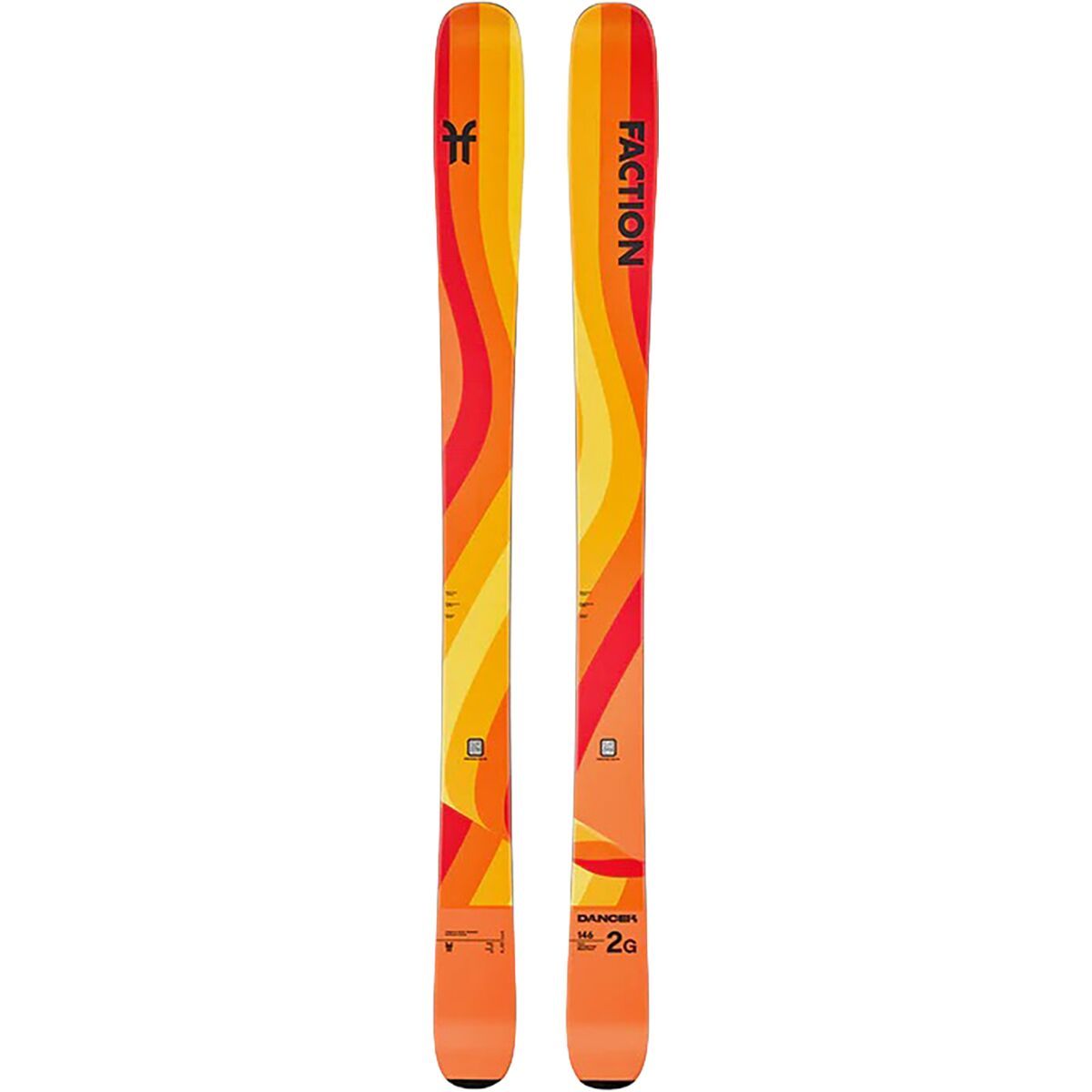 Image of Faction Skis Dancer Grom Ski - 2026 - Kids' Red, 146cm