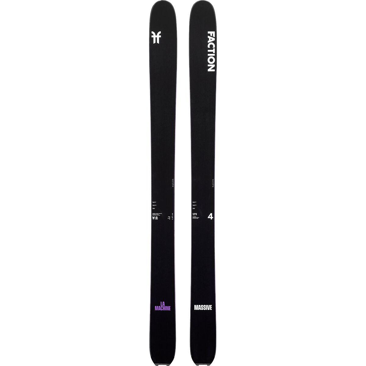 Image of Faction Skis La Machine 4 - 2026 Black, 185cm