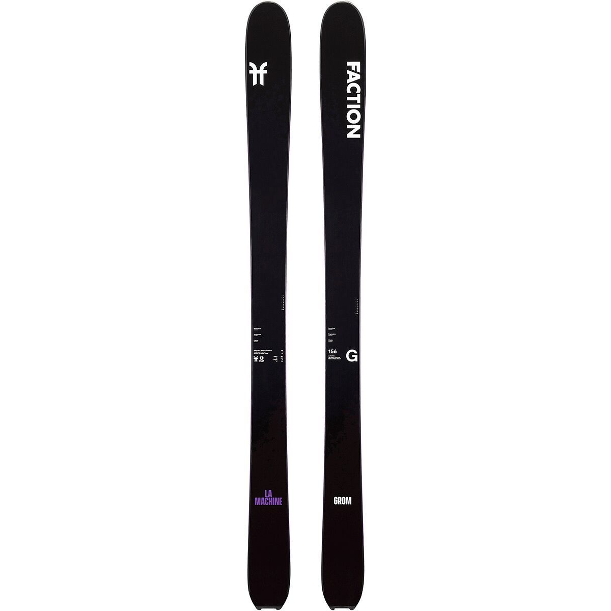 Image of Faction Skis La Machine Grom Ski - 2026 - Kids' Black, 156cm