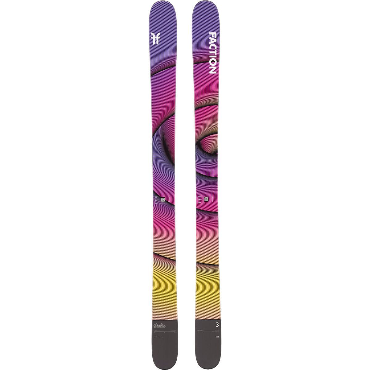 Image of Faction Skis Studio 3 Ski - 2026 Purple, 172cm