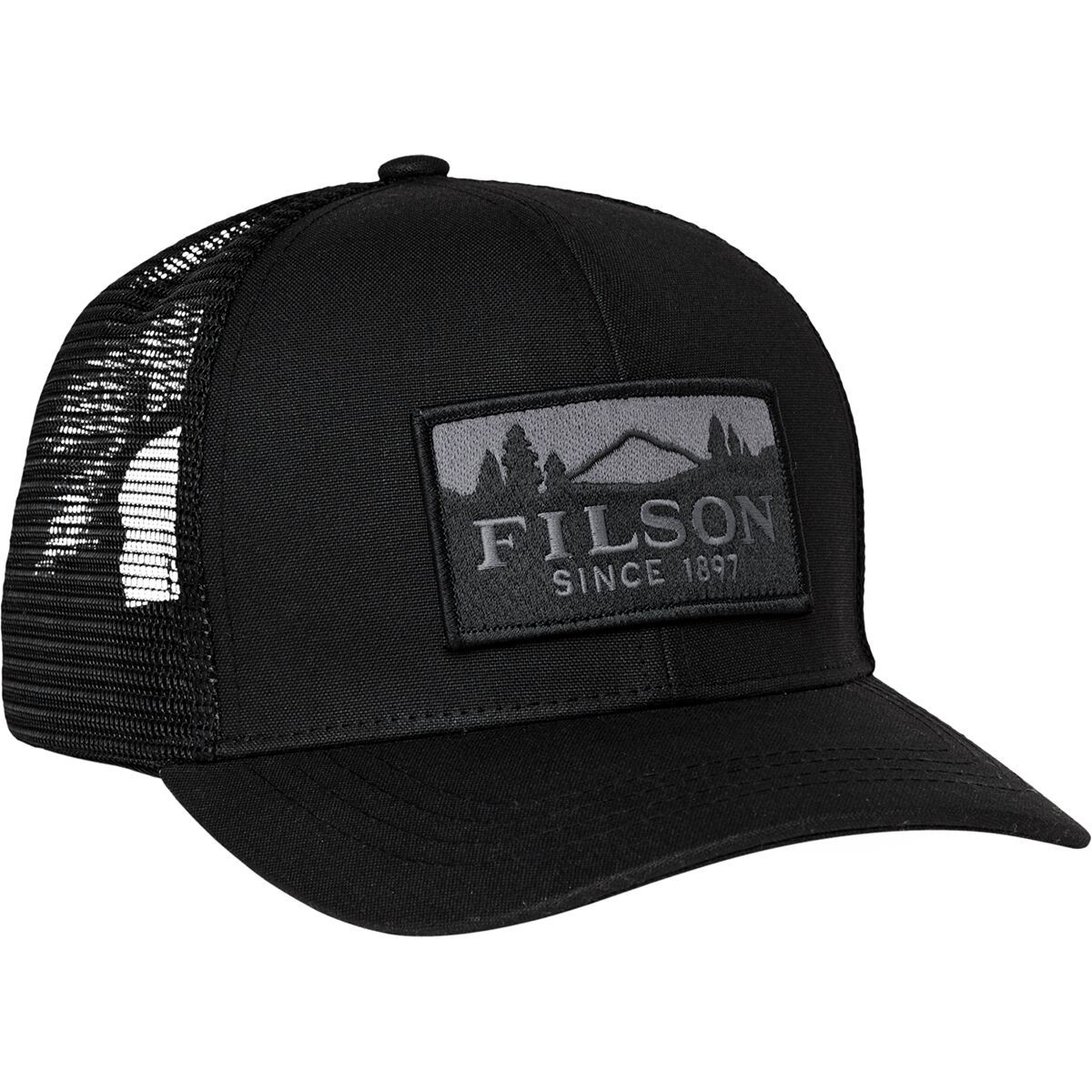 Image of Filson Logger Mesh Cap - Men's Black, One Size
