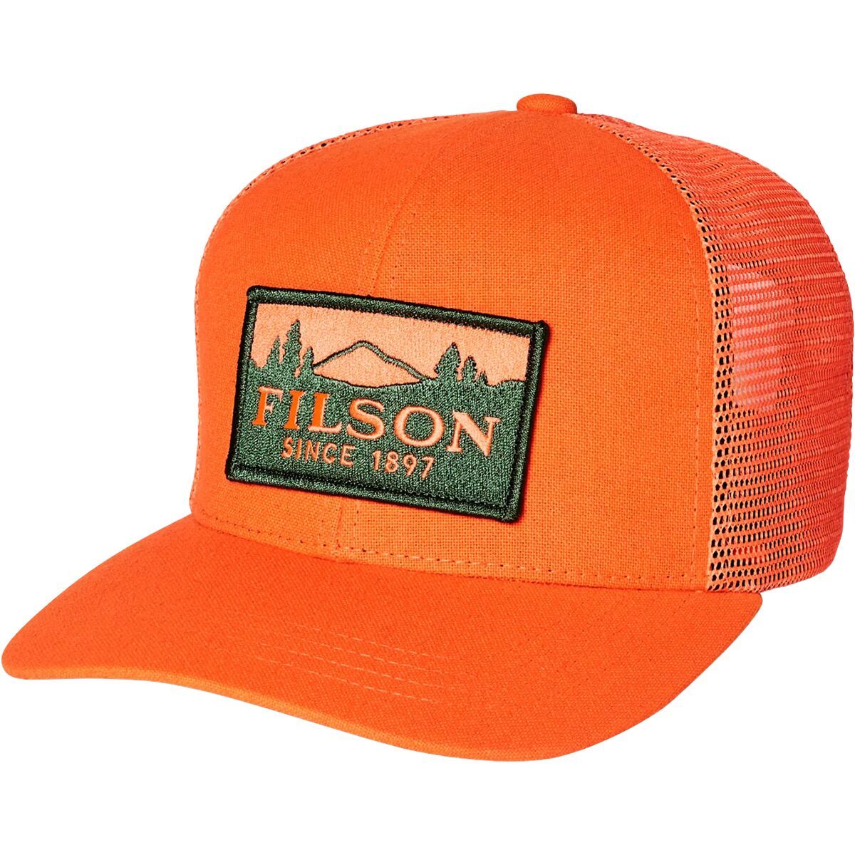 Image of Filson Logger Mesh Cap - Men's Blaze Orange2, One Size