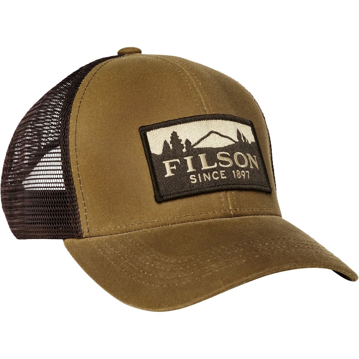 Image of Filson Logger Mesh Cap - Men's Dark Tan, One Size