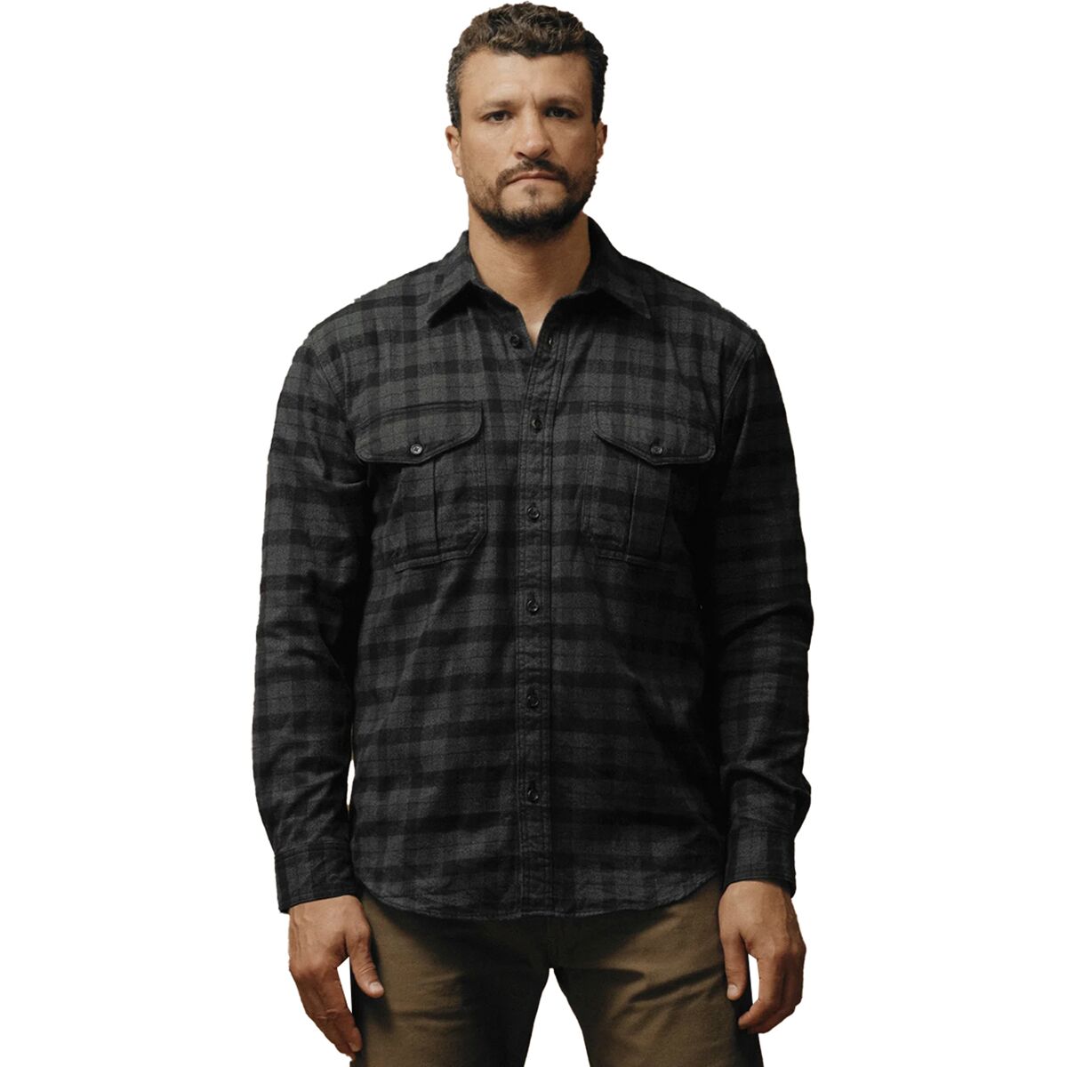 Image of Filson Alaskan Guide Shirt - Men's Heather Black, XL