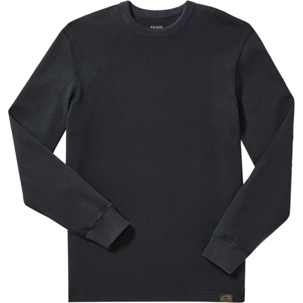 Image of Filson Waffle Knit Thermal Crewneck Top - Men's Navy, S