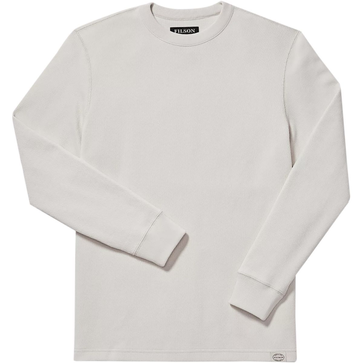 Image of Filson Waffle Knit Thermal Crewneck Top - Men's Sand, L