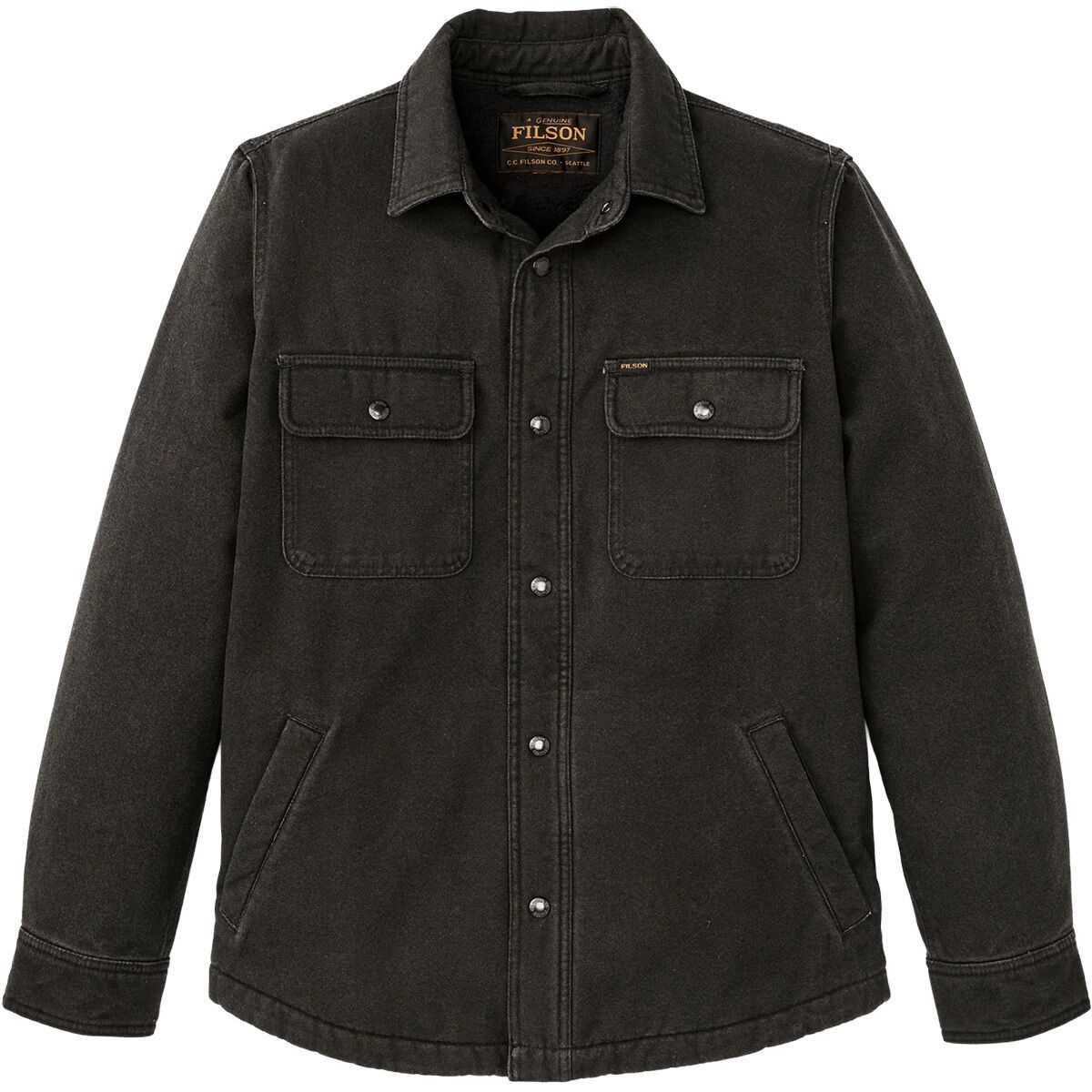 Image of Filson Fleece Lined Jac-Shirt - Men's Peat, XL