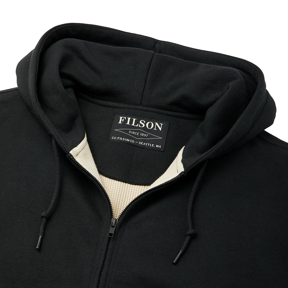 Filson Prospector Waffle Lined Full Zip Sweatshirt Men s Clothing