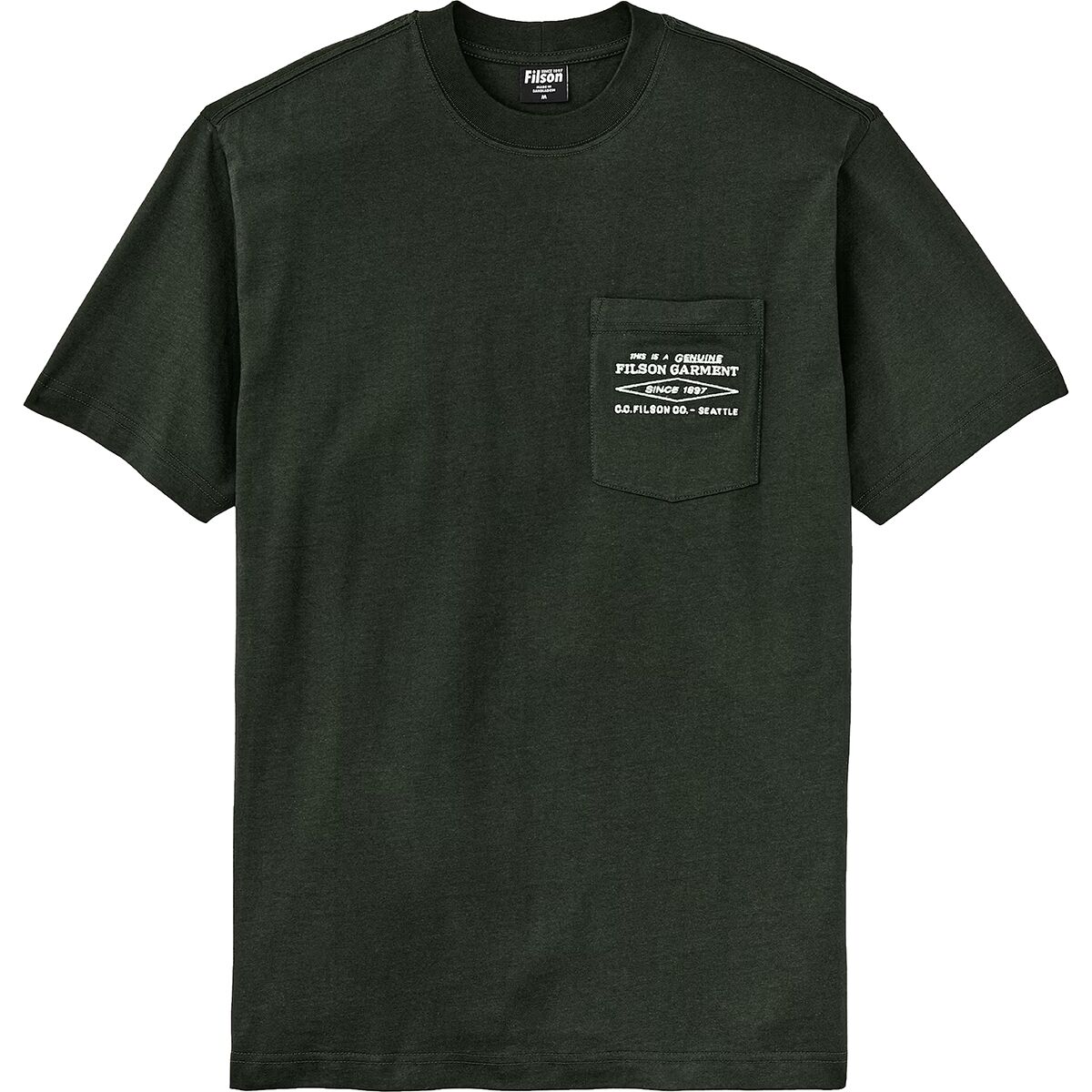 Embroidered Pocket Short-Sleeve T-Shirt - Men