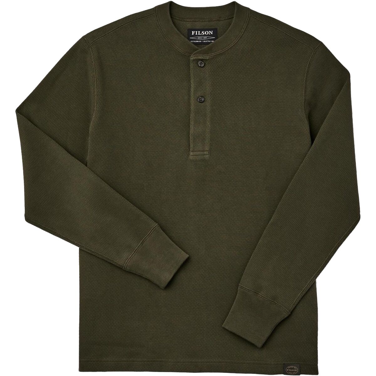 新品【SOIL/ソイル】 COTTON WAFFLE HENLEY PULL Waffle Henley Long