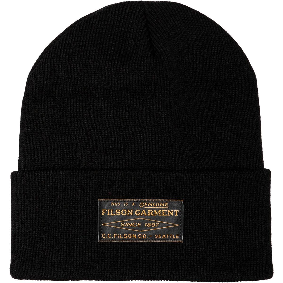 Image of Filson Ballard Watch Cap Black, One Size