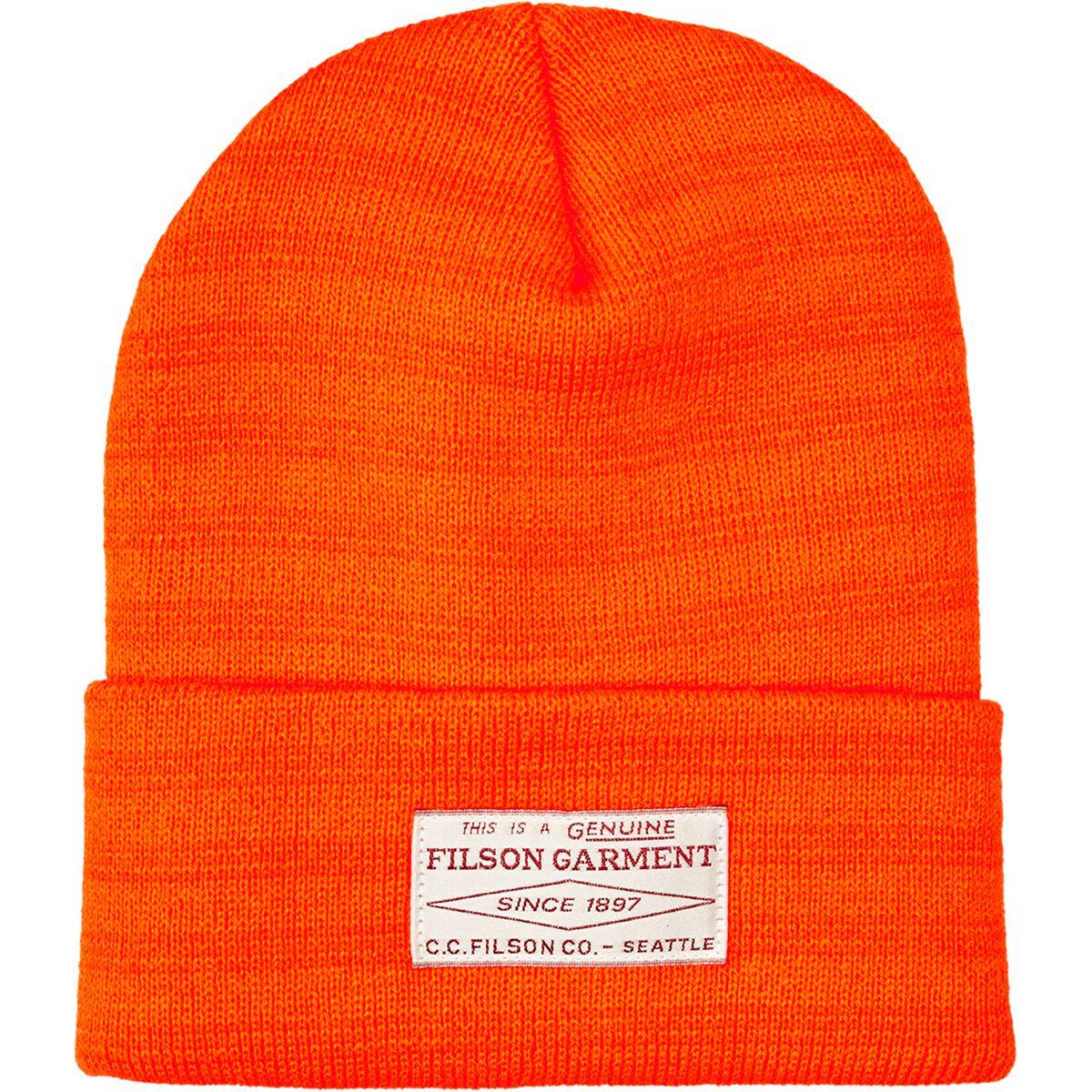 Image of Filson Ballard Watch Cap Blaze, One Size