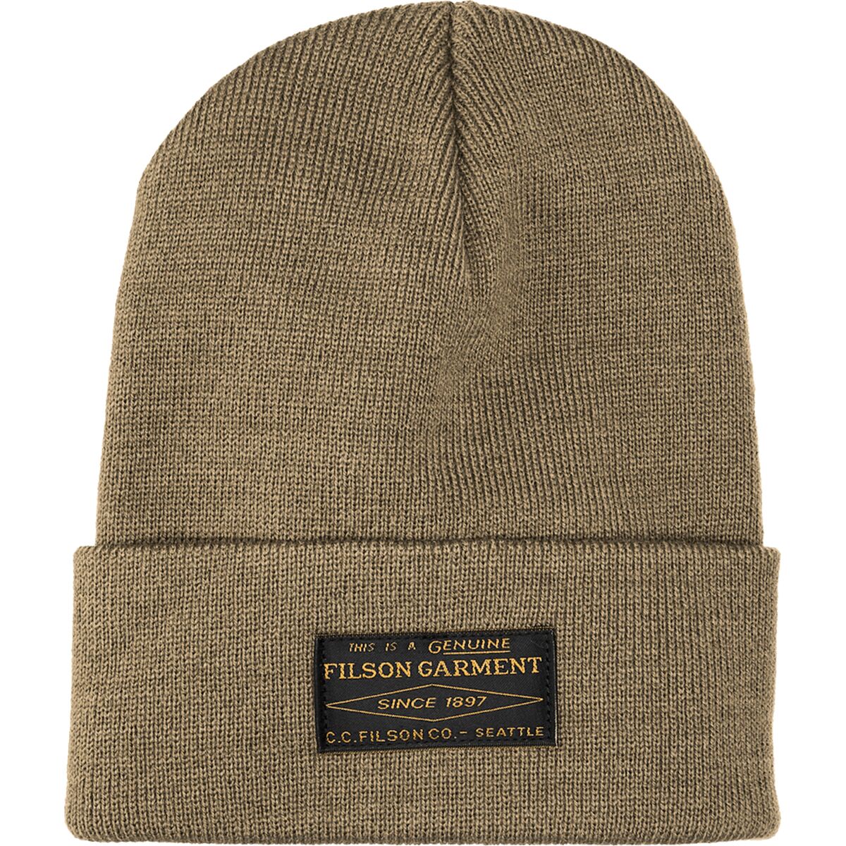 Image of Filson Ballard Watch Cap Dark Mushroom, One Size