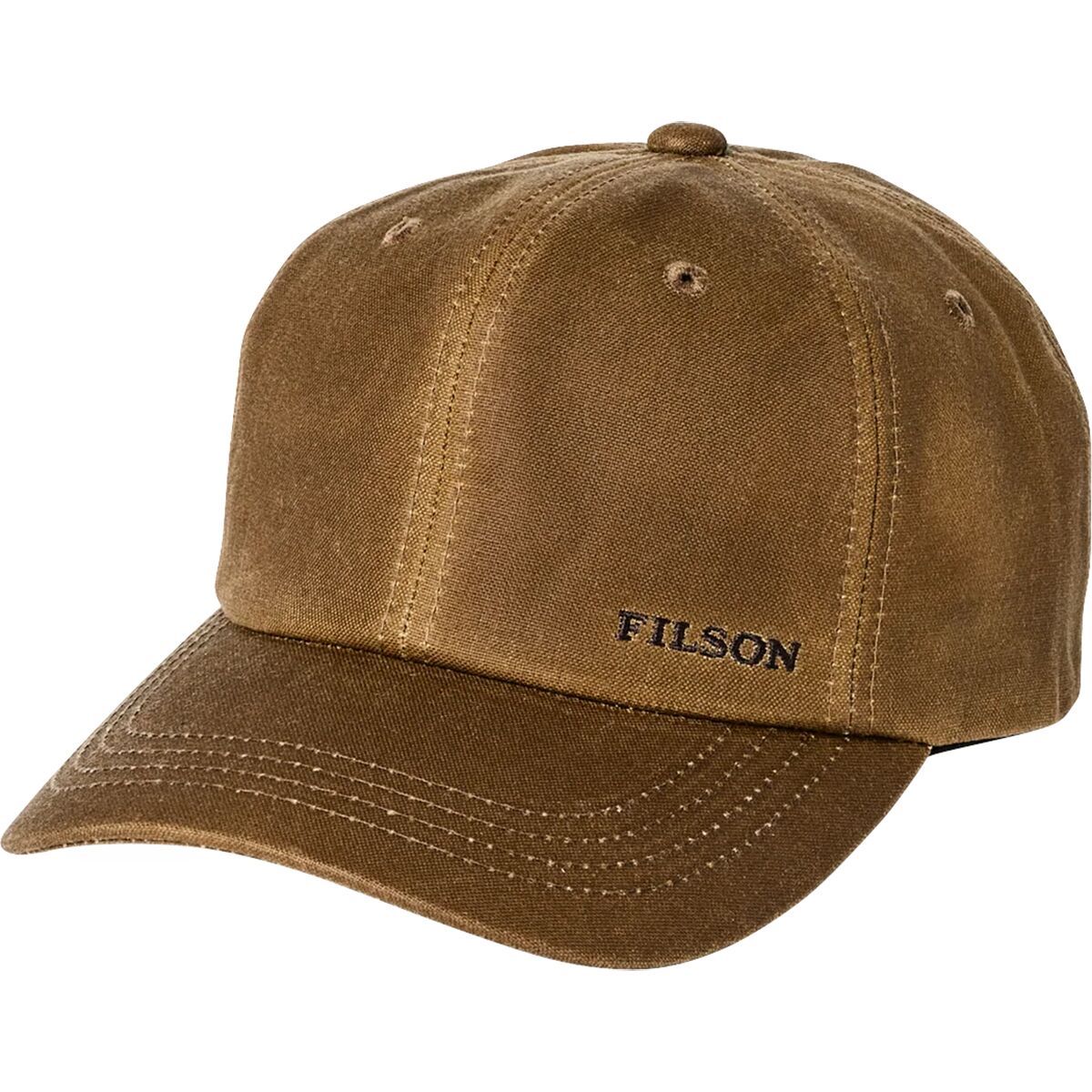 Image of Filson Oil Tin Low-Profile Logger Cap Tan, One Size