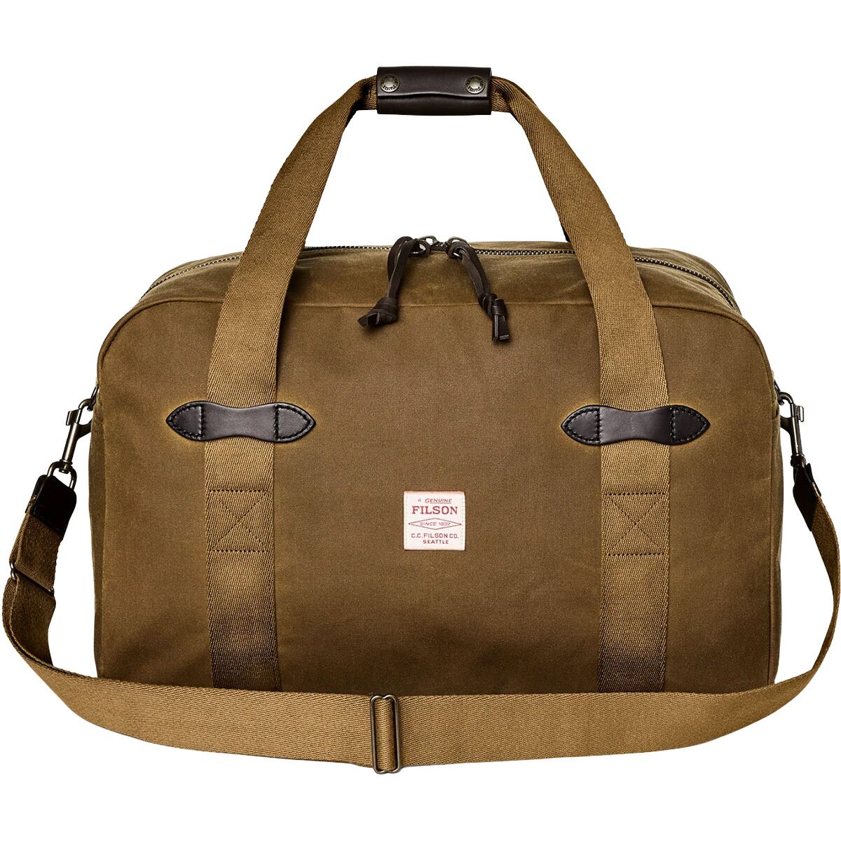 Image of Filson Tin Cloth Medium Duffle Bag DarkTan, One Size