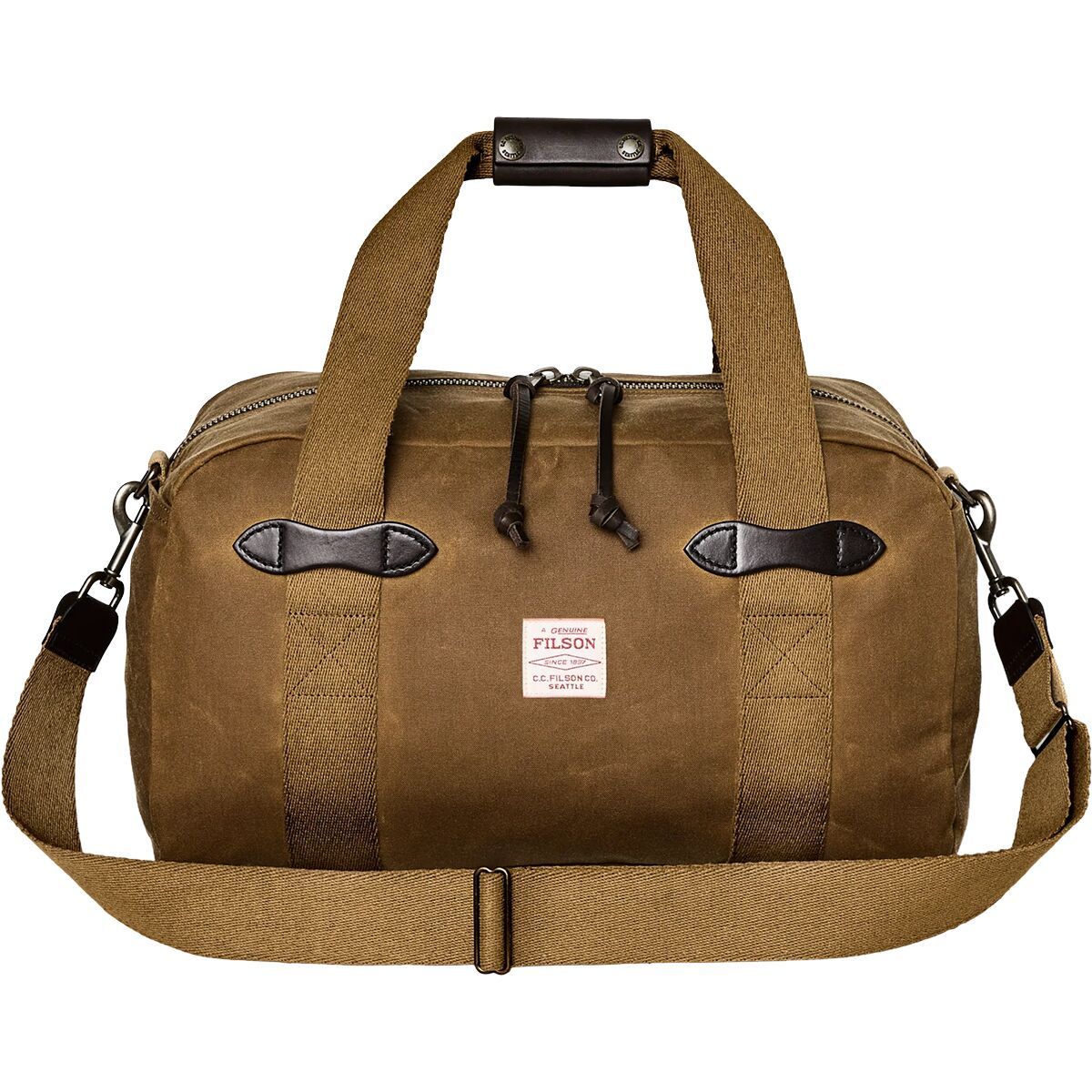 Image of Filson Tin Cloth Small Duffel Bag DarkTan, One Size
