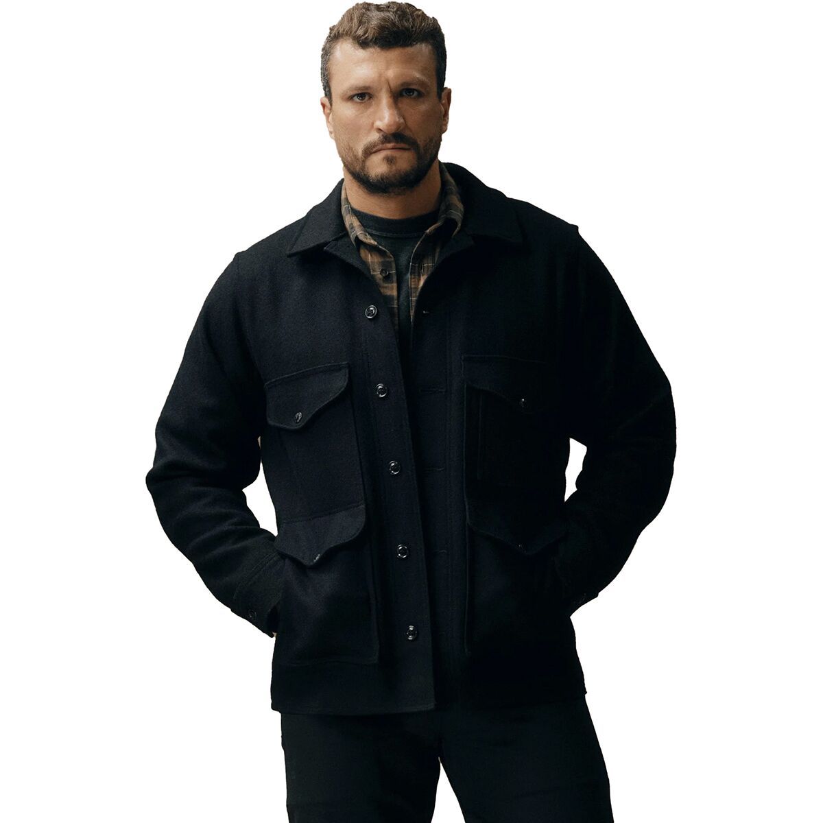 Image of Filson Mackinaw Cruiser Jacket - Men's Dark Navy, L