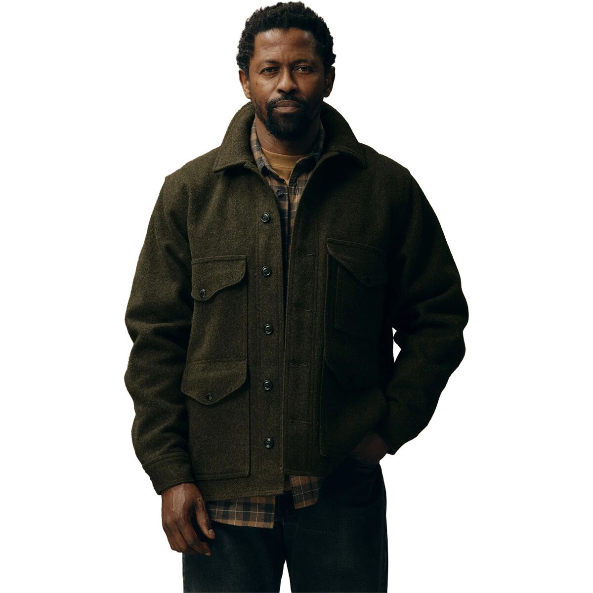Image of Filson Mackinaw Cruiser Jacket - Men's Forest Green, XXL