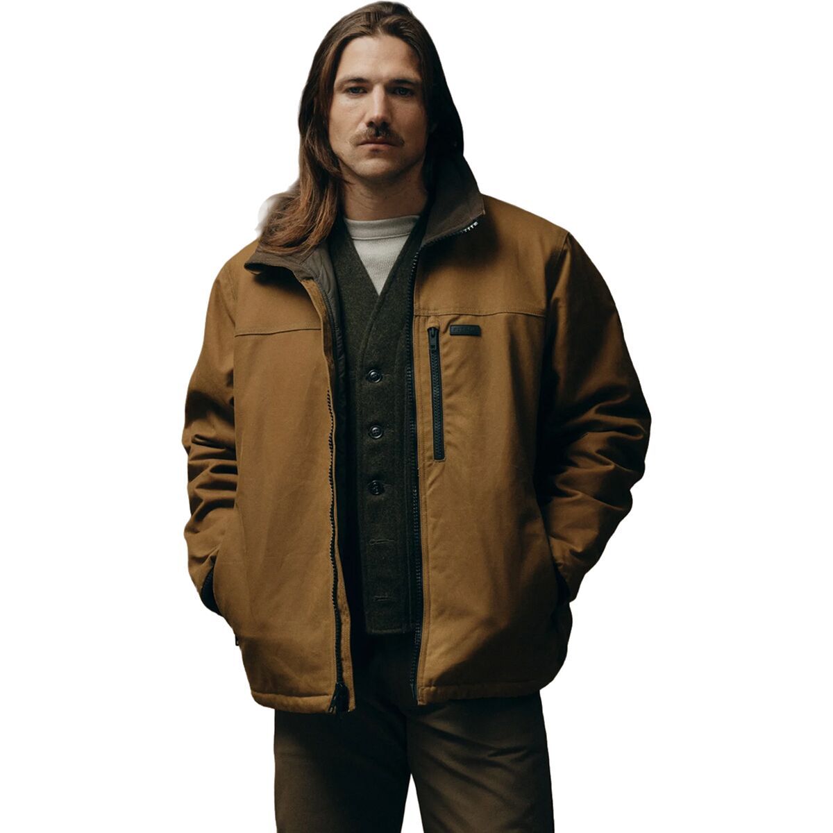 Image of Filson Tin Cloth Primaloft Jacket - Men's Dark Tan2, XL