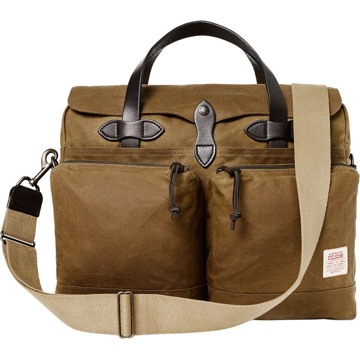 Image of Filson 24-Hour Tin Briefcase Dark Tan, One Size