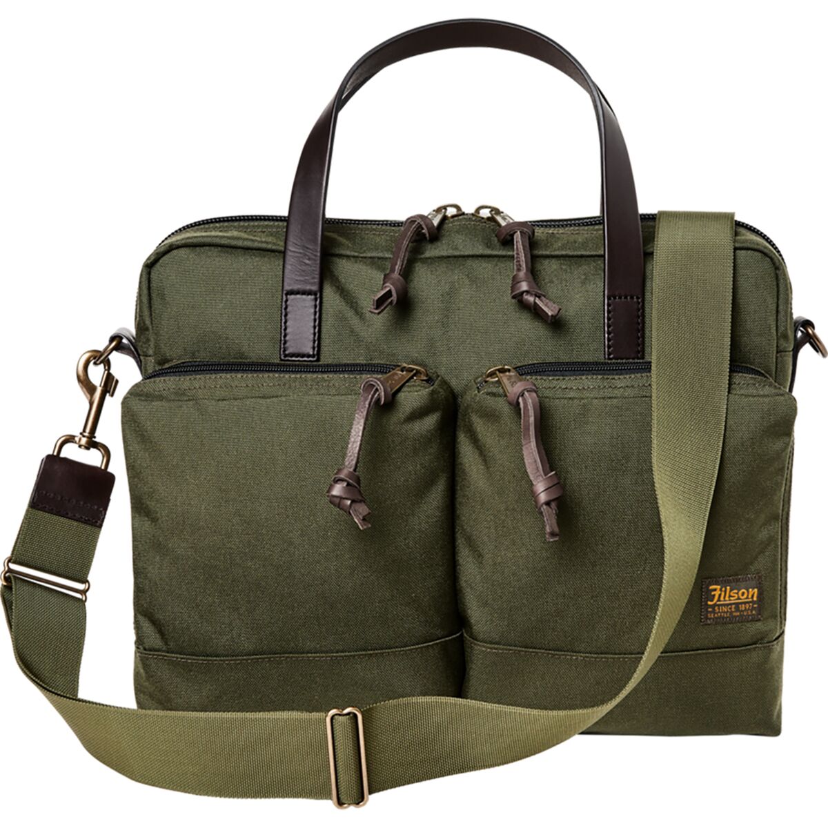 Image of Filson Dryden Briefcase Otter Green, One Size