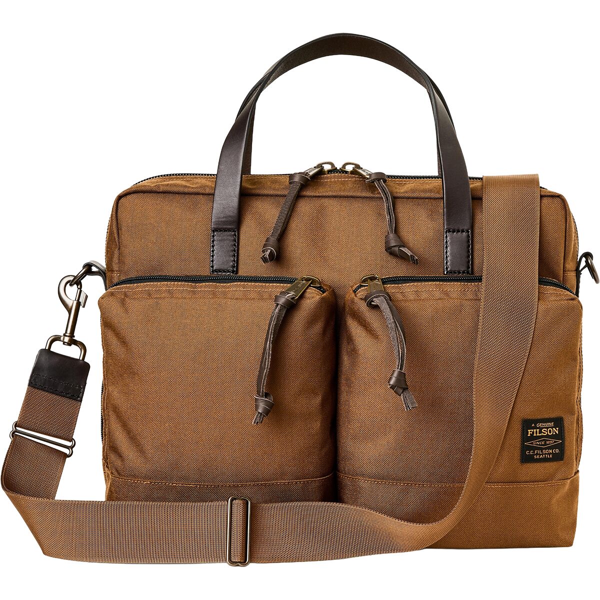 Filson Dryden Briefcase Whiskey